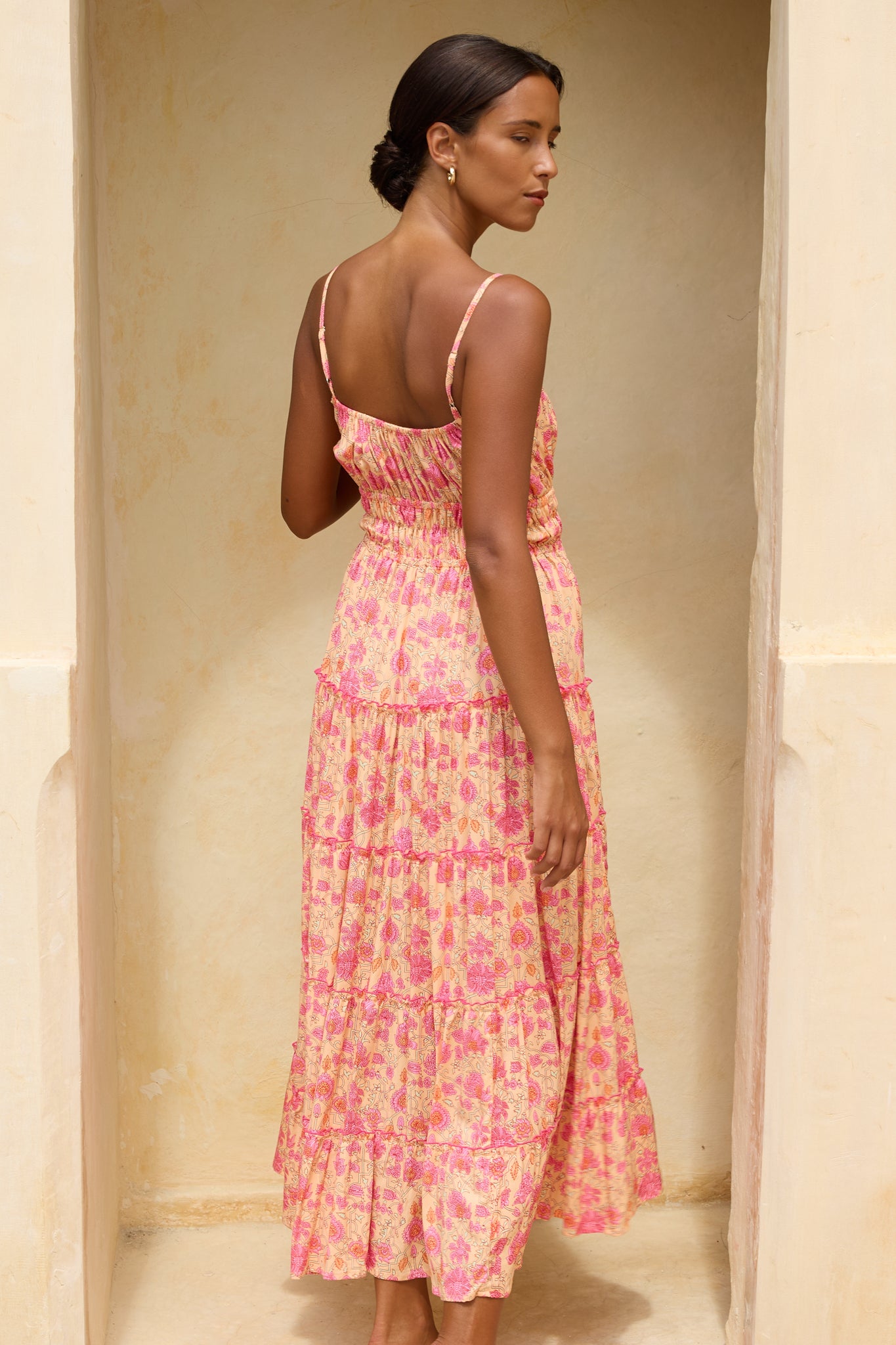 Alexia Midi Dress in Wild Ivy
