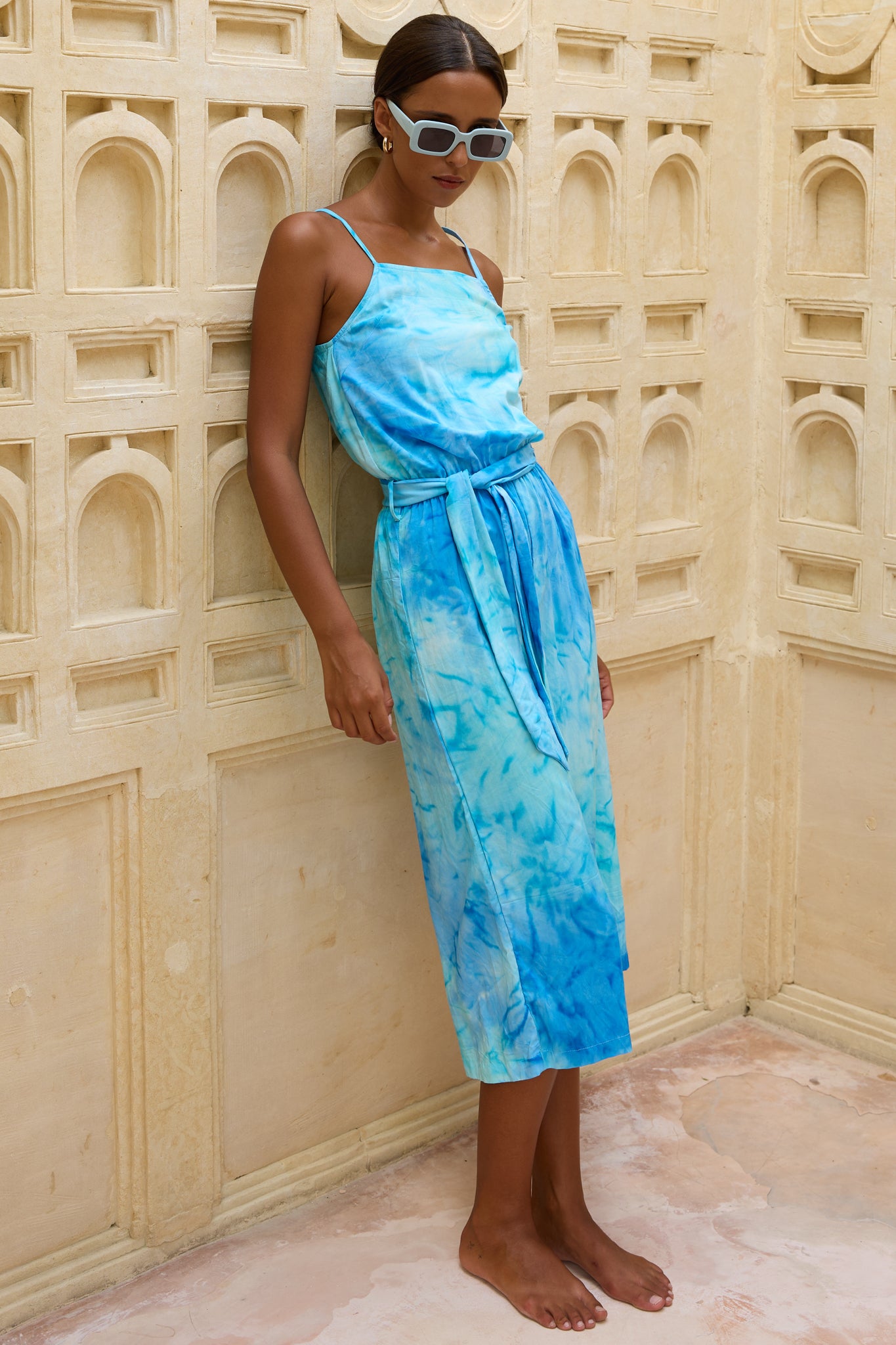 Aspen Cullotte in Ocean Tie Dye
