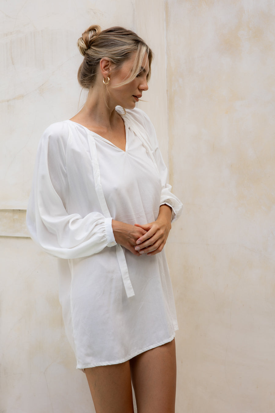 Zanda Tunic in Ivory