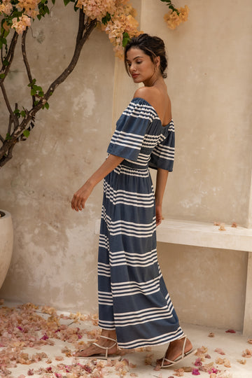 Evie Dress in Summer Stripe